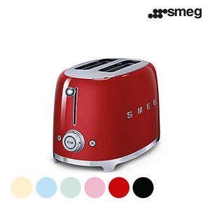 [smeg] 스메그 2 slice 토스터기 TSF01 레드, 크림, 핑크, 파스텔 그린, 파스텔 블루, 블랙★색상 선택 필수